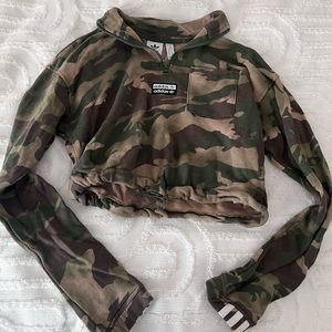 Adidas cropped sweater